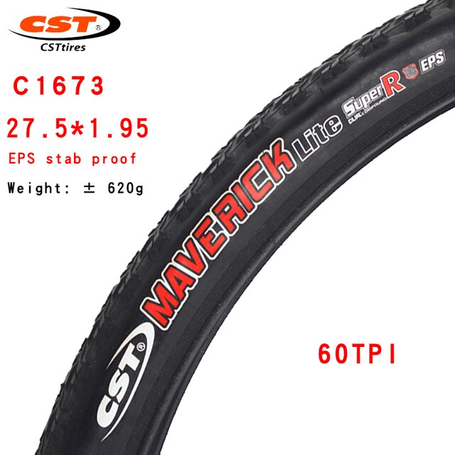 CST-neumáticos para bicicleta de montaña c1673, llanta exterior a prueba de puñaladas, resistente al desgaste, 26, 27,5 pulgadas, 1,9, 1,95, Qingfeng Xia: 27.5X1.95 Stab proof