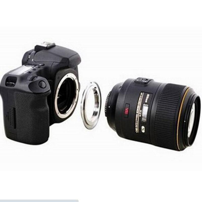 Af confirmar con Chip para Nikon F (no-ai Ai Ais) adaptador de lente para Canon Eos Ai-eos Cámara 500d 600d 50d 60d 5d2 6d 550d