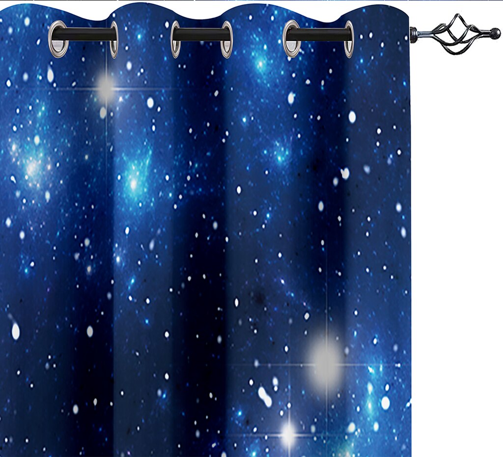 Cosmic Galaxy Printing Star Gordijn Woonkamer Slaapkamer Gordijn Home Decoratie Gordijn Volwassen Kinderen Gordijn