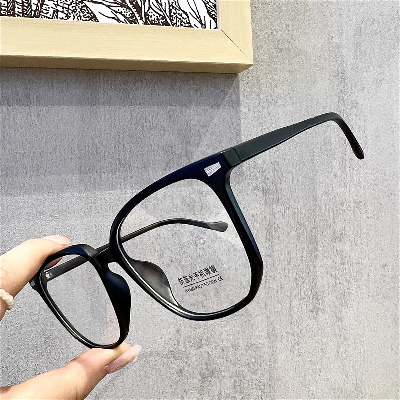 Nouvelle Anti-rayon bleu femmes myopie lunettes rétro hommes lunettes tendance fini optique lunettes d'ordinateur dioptrie 0 à-4.0