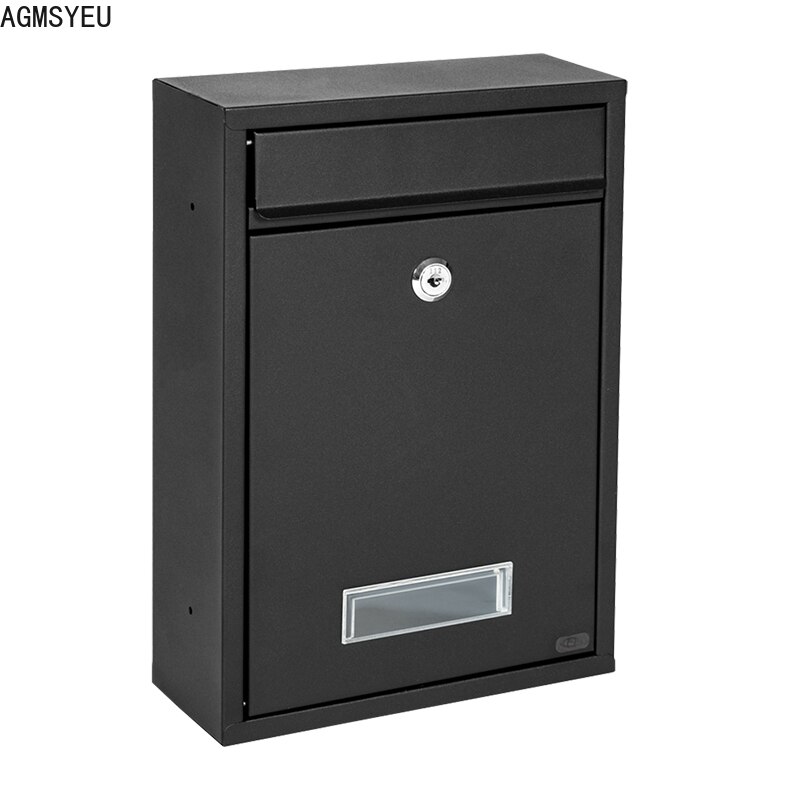 AGMSYEU password letter box outdoor wall-mounted community household letter newspaper postbox with lock complaint suggestion box