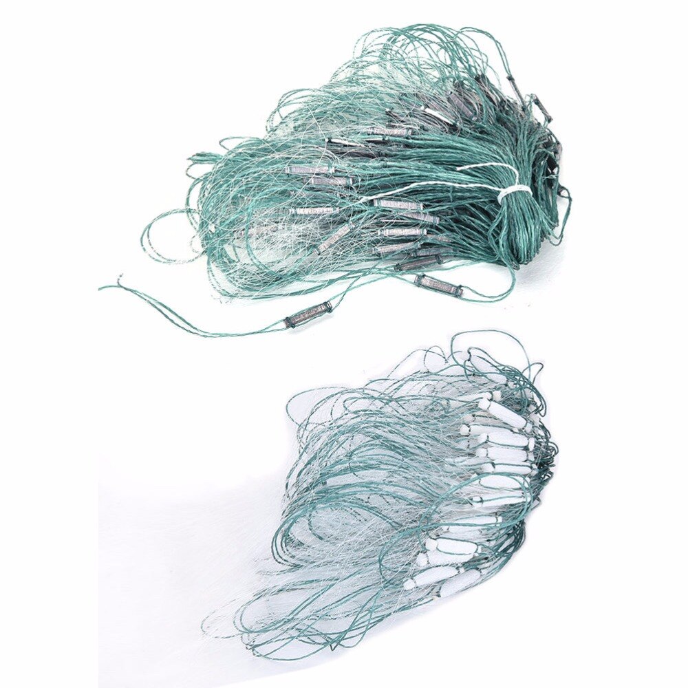 20m 3 Layers Monofilament Gill Fishing Net with Float Fish Trap Rede De Pesca Fishing Tools