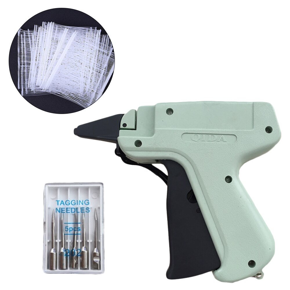 Dikke naald pistool labelpistool met pistool  + 5 naalden  + 1000 haarlijm naald labelpistool kit set kleding kleding prijs merk label: B