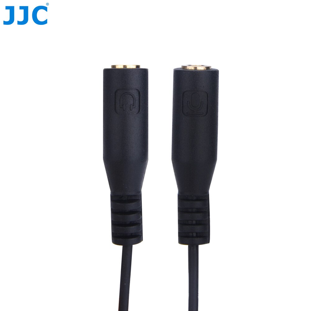 JJC Cellphones Terminal Connector Monitor Headphone Mic Convert Cables for SAMSUNG cellphones for iPhone 4s 5 5s 6