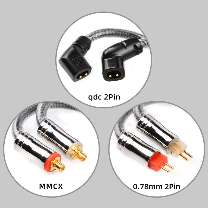 NiceHCK JIALAI JLDT2 Cost Effective OCC HiFi Cable Upgrade Replace Wire 3.5/2.5/4.4mm MMCX/QDC/0.78mm 2Pin For NRA ZEX ZAS DQ6