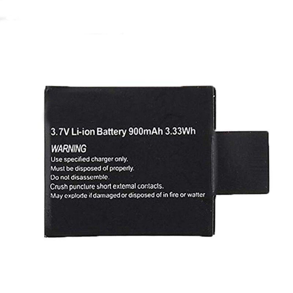 3.7V 900mAh Rechargeable Sports Action Camera Battery for SJCAM SJ4000 SJ5000 SJ6000 for SJCAM Sport DV Camera Bateria + Charger: 1 battery