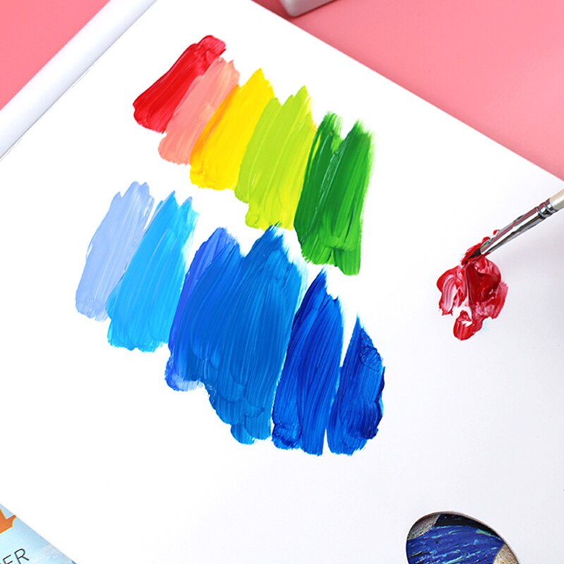 Paleta descartável de rasgar yun para pintura a óleo, não precisa lavar, ajuste a3/a4, papel/paleta/almofada/livro, aquarela/guache/acrílico/pintura a óleo