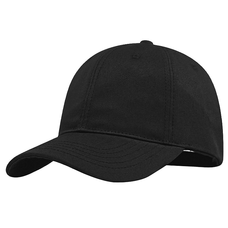 Stort hode mann stor størrelse baseballhatter sommer utendørs solhatt menn bomull pluss størrelse sport cap 56-60cm 61-68cm