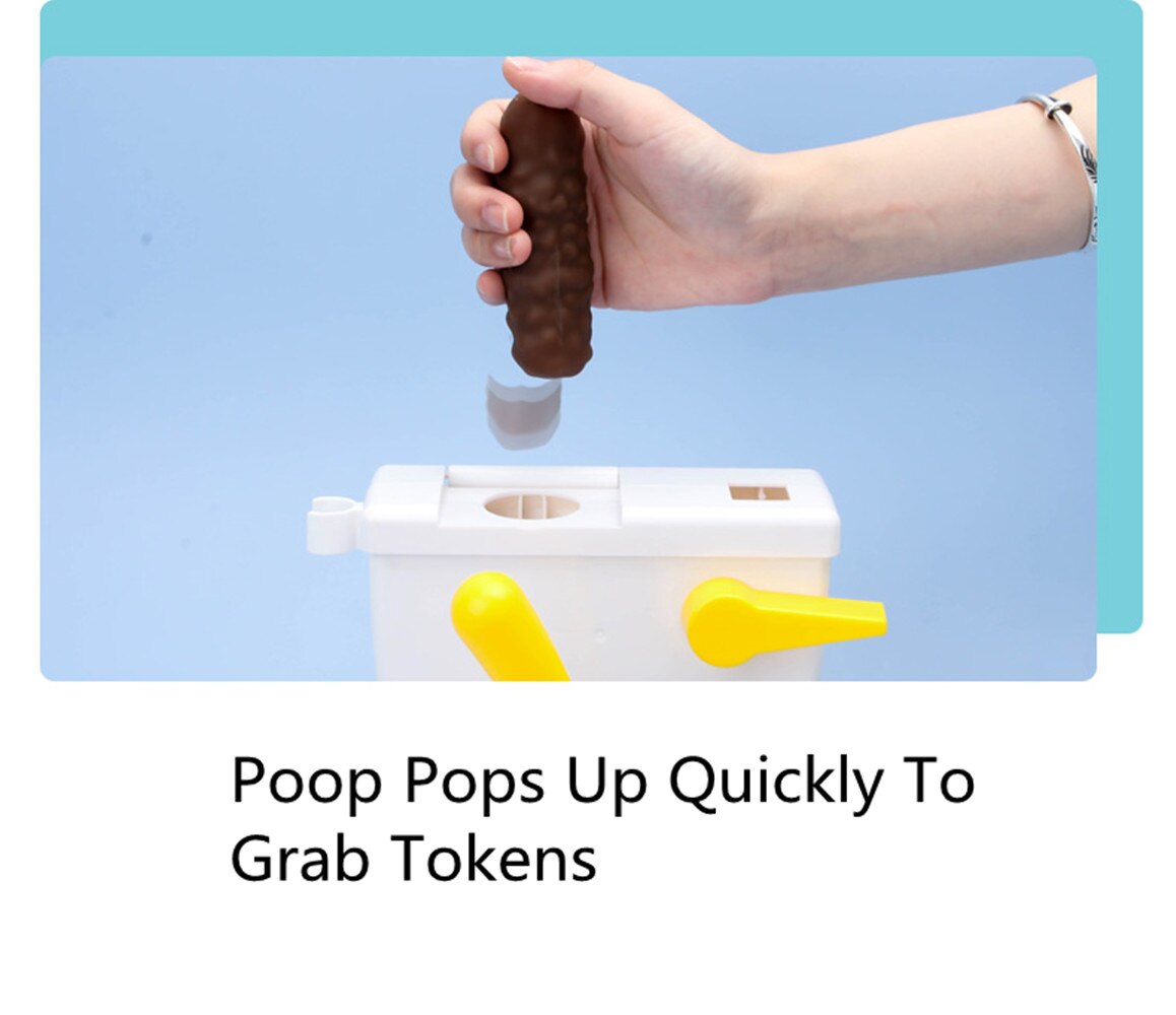 Flushing The Toilet To Take A Poop Nonsensical Prank Decompression And Vent Parent-child Games