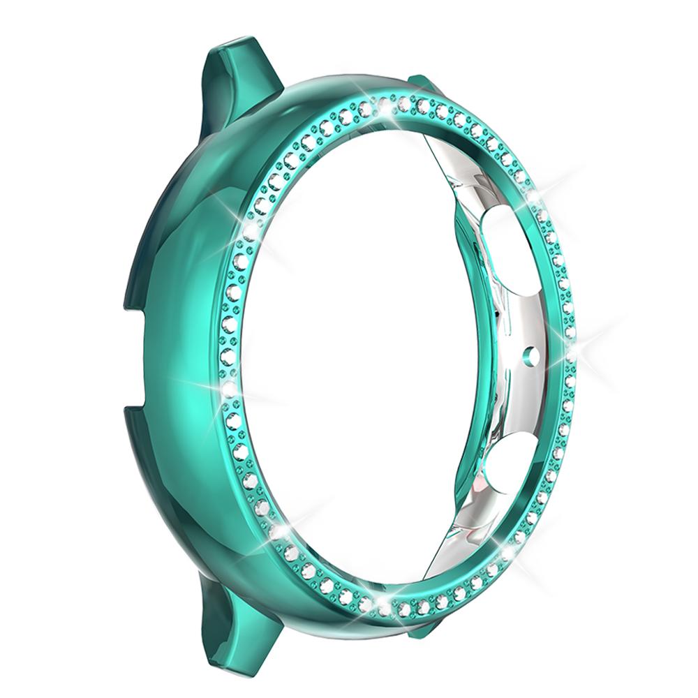 Screenprotector voor samsung galaxy watch active 2, ultradunne zachte siliconen volledige beschermhoes voor galaxy active 40/44mm: Groente / 44mm