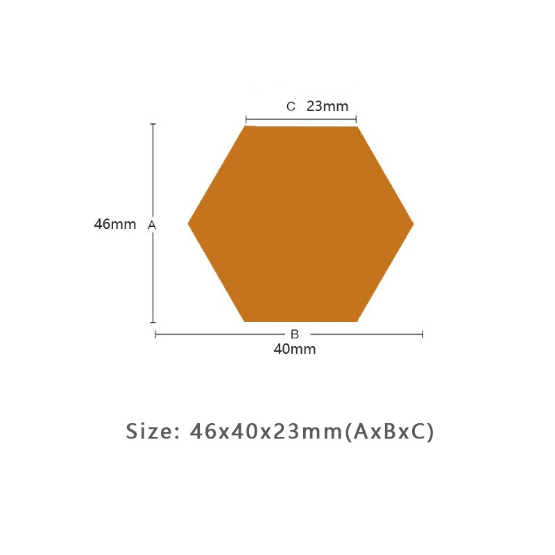 Pegatinas de pared de espejo 3D, hexagonales dorados y plateados, Espejos decorativos, adhesivos de adorno extraíbles para decoración para el hogar, suministros personalizables