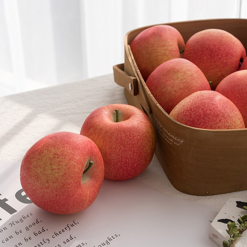 Sweetgo Kunstmatige Apple Simulatie Schuim Nep Fruit Model Home Decorating Voor Showcase Fotografie Gereedschap