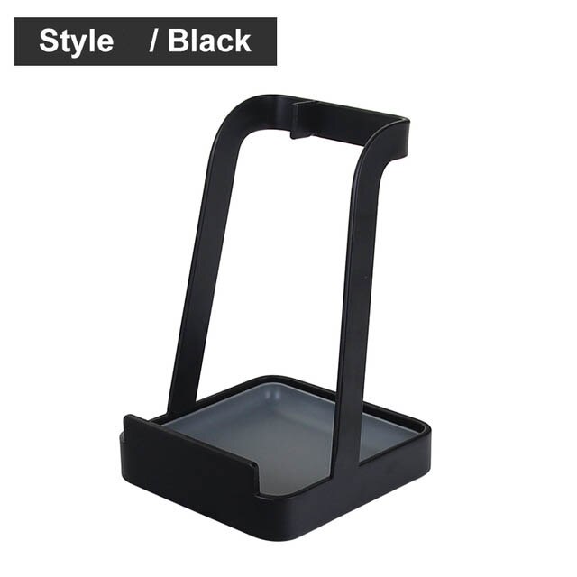 In Stock Kitchen Pot Cover Rack Kitchen Utensil Stand Pot Lid Shelf Cooking Storage Spoon Spatula Ladle Holder Cookbook Stand: black