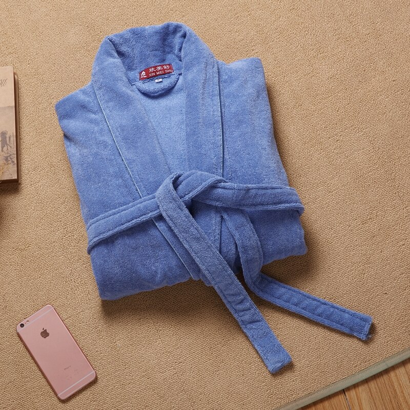 Morgonrock herr bomull vinterfrotté morgonrock herr par pyjamas handduk sovkläder kimono badrockar morgonrock herr badrock