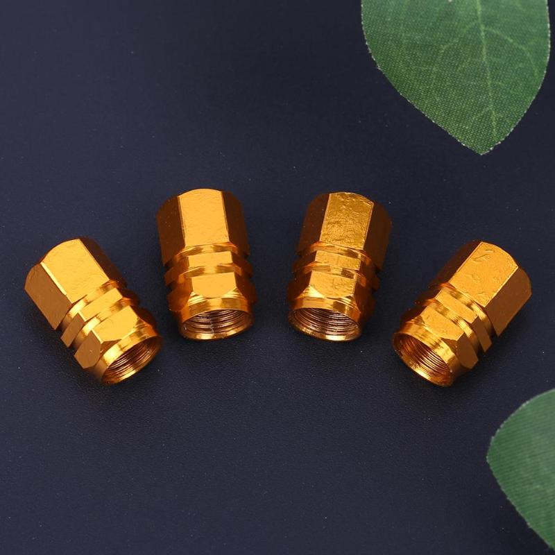 4pcs 5Colors Automotive Aluminum Alloy Valve Cap Personal Tire Cap Decorate And Protect Your Car Wheels Tires Part