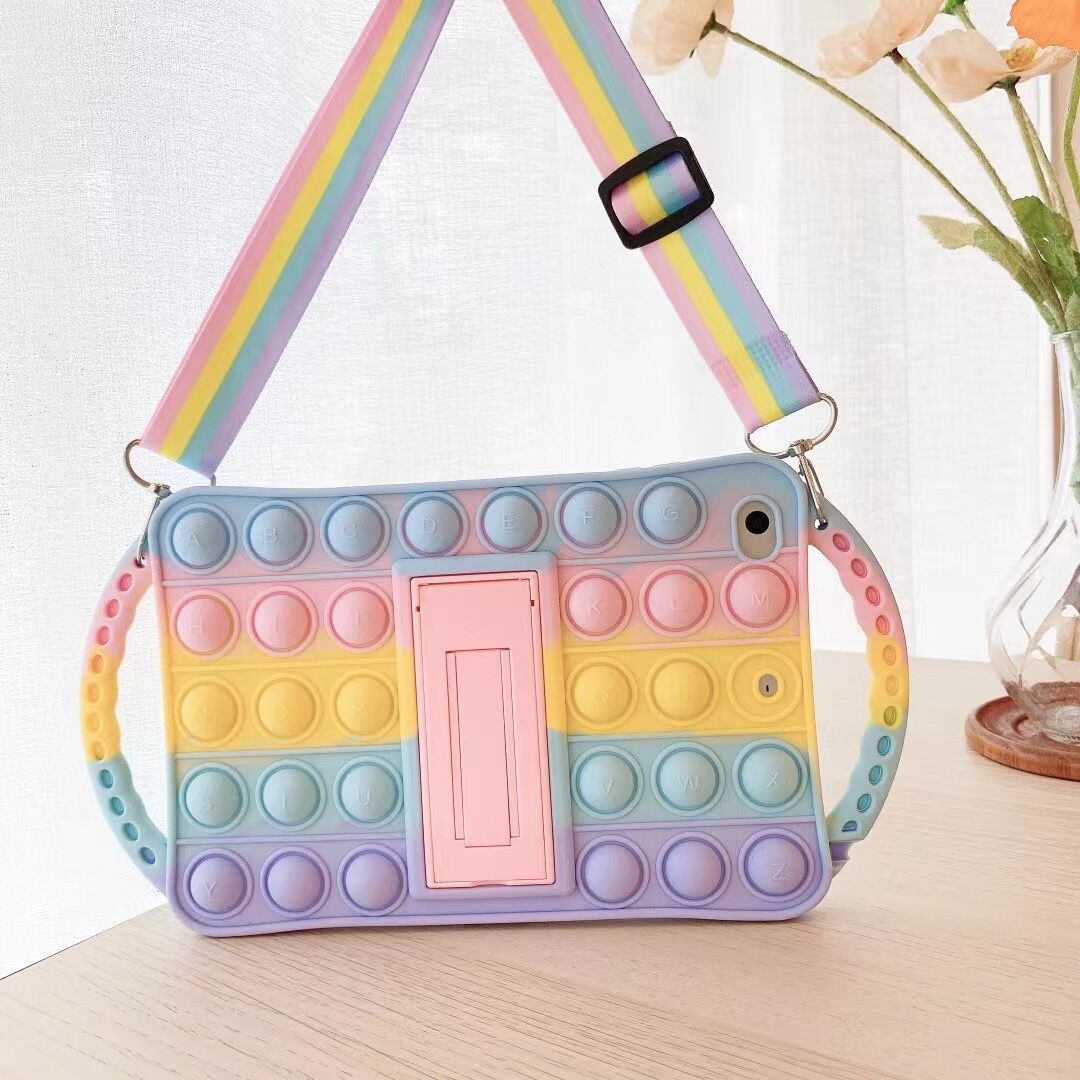 Funda de silicona con soporte para niños, para Samsung Galaxy Tab 4 10,1, T530, T531, T535, Samsung Galaxy Advanced 2, T583, SM-T583 )