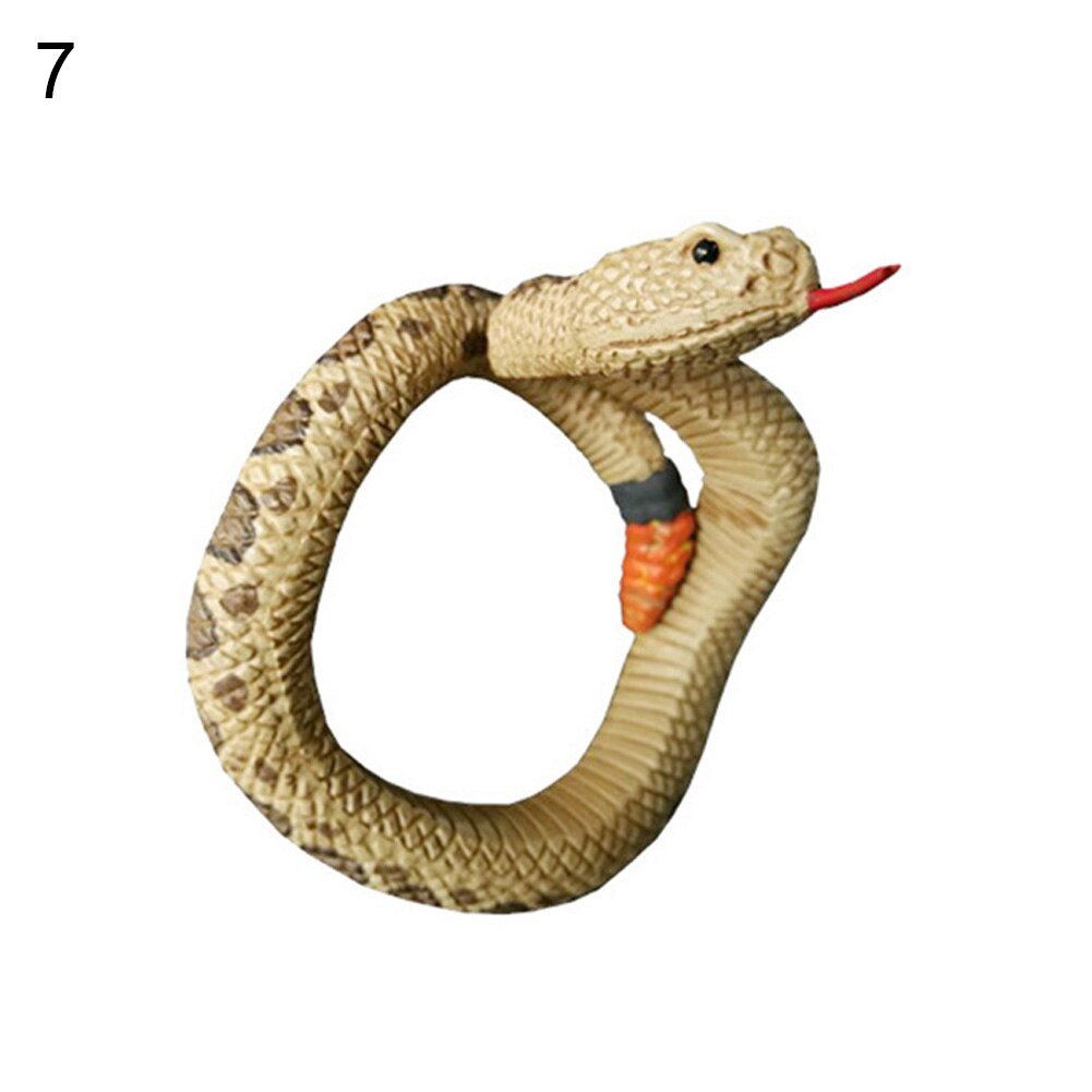 Simulatie Snake Speelgoed PVC Verstelbare Snake Armband Prank Speelgoed Feestartikelen Halloween Prank Speelgoed: 7