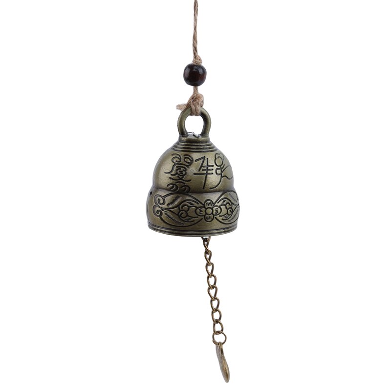 Blessing Bell Luck Feng Shui Bell Blessing Good Luck Fortune Hanging Wind Chime Decorative Pendant