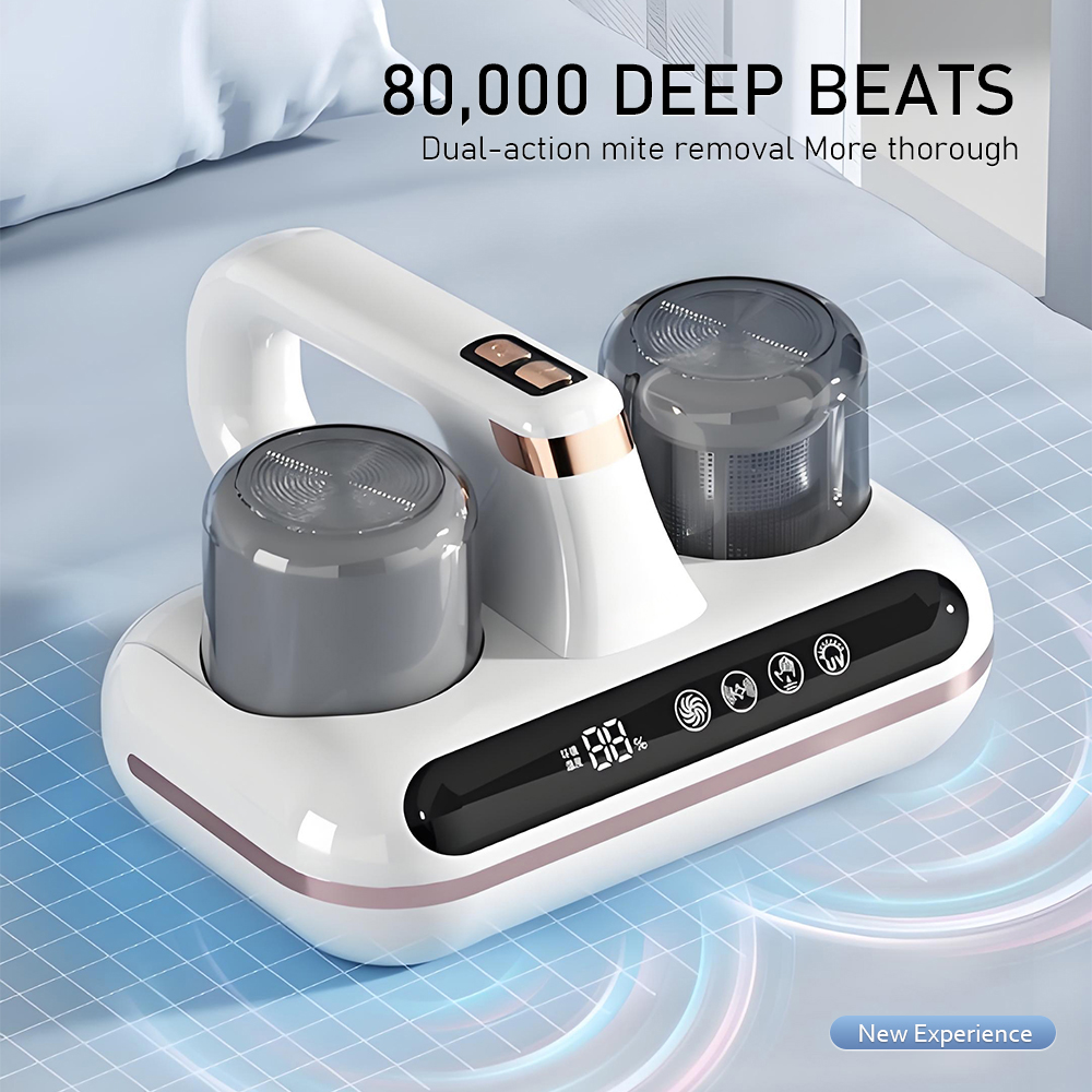 Handheld Mini Mite Remover UV Germicidal Dust Collector Vacuum Cleaner Cordless Electric Sofa Mite Removal Apparatus