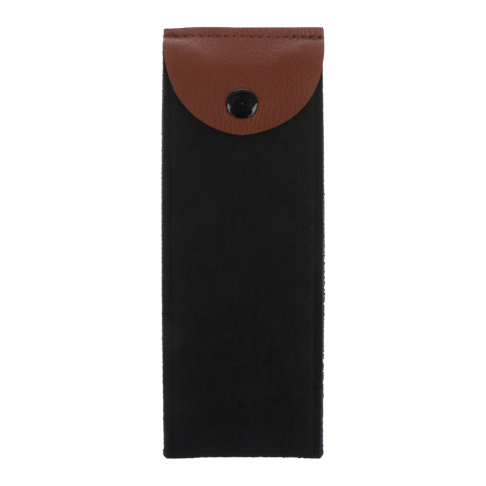 Vilt Potlood Tas Stof Etui Pennenbakje School Kantoorbenodigdheden Briefpapier Pouch Purse Opslag Leuke Make Tassen Pennenbakje: Black