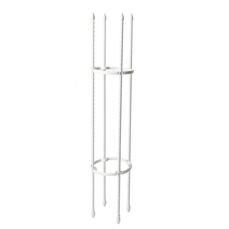 Vines Climbing Support Steel Pipe Outdoor Plant Shelf Stable Structure with Fixed Rings for Flower Halls for Balconies