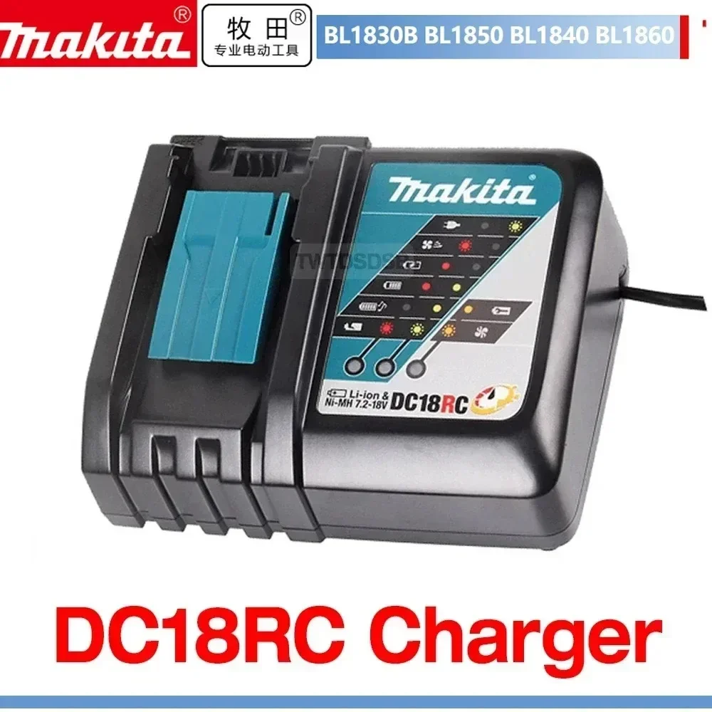 Originele Makita 6Ah/3Ah/Makita 18V Batterij BL1830B BL1850B BL1850 BL1840 BL1860 BL1815 Vervangende Lithium Batterij: Champagne