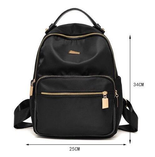 Chuwanglin Women Backpack Backpack Female School Bags For Teenage Girls Backpack Rucksack Women Back Pack D63002: Black 1