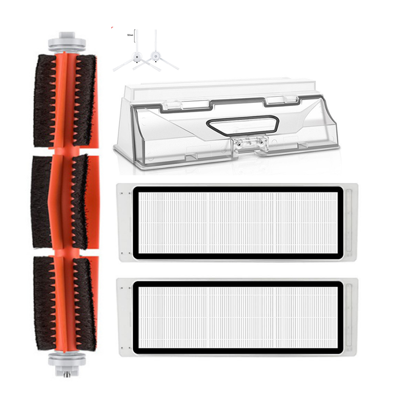 Spazzola laterale principale per Xiaomi Mi robot 1/ 1S SDJQR01RR SDJQR03RR RoboeockT6/T7/S5 aspirapolvere accessori Hepa polvere scatola