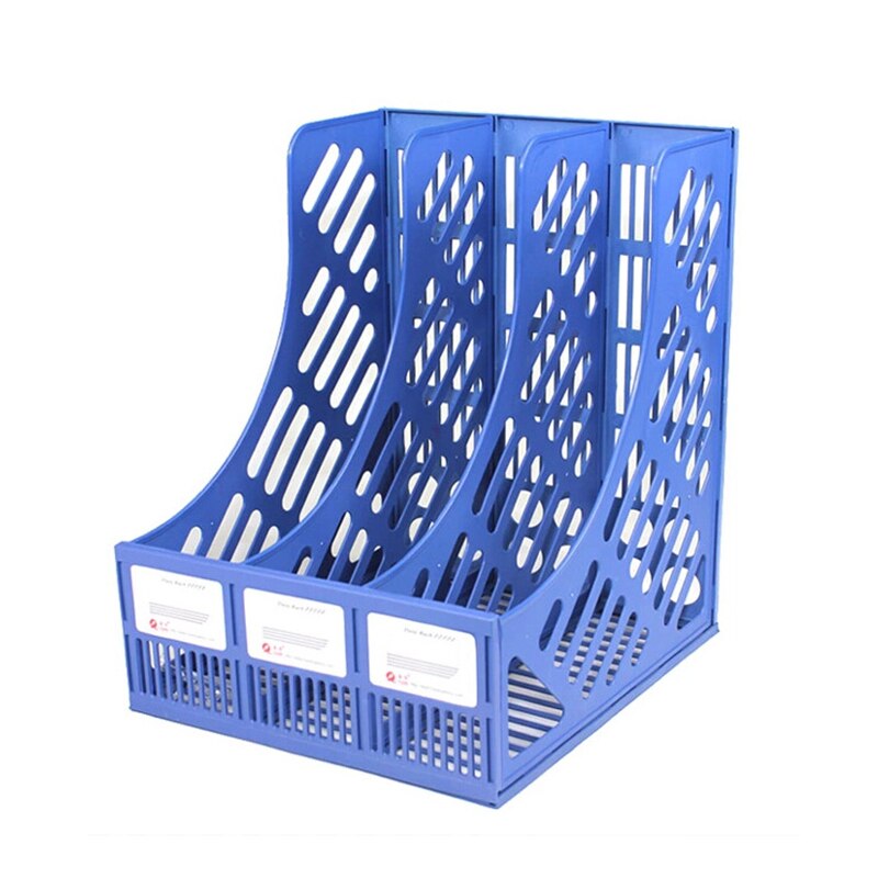 Three-tier File Tray Desktop Storage Manager Mesh Breathable File Shelf Desktop Shelf Bookshelf Office Desktop Storage Supplies