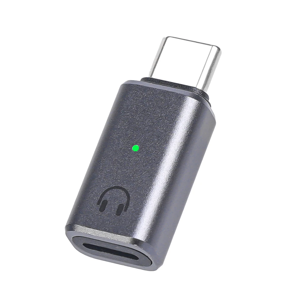 Adaptador de Audio USB C a iOS, convertidor de auriculares USB tipo C macho a Lightning hembra para iPhone 16 15 iPad Pro Air 6/5/4 MacBook: Blanco