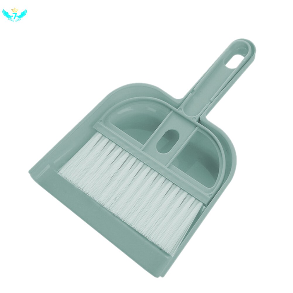 Broom and Dust Pan Set Pet Trash Cleaning Shovel Desktop Cleaning Student Cleaning Broom Sweeping Hair Tool