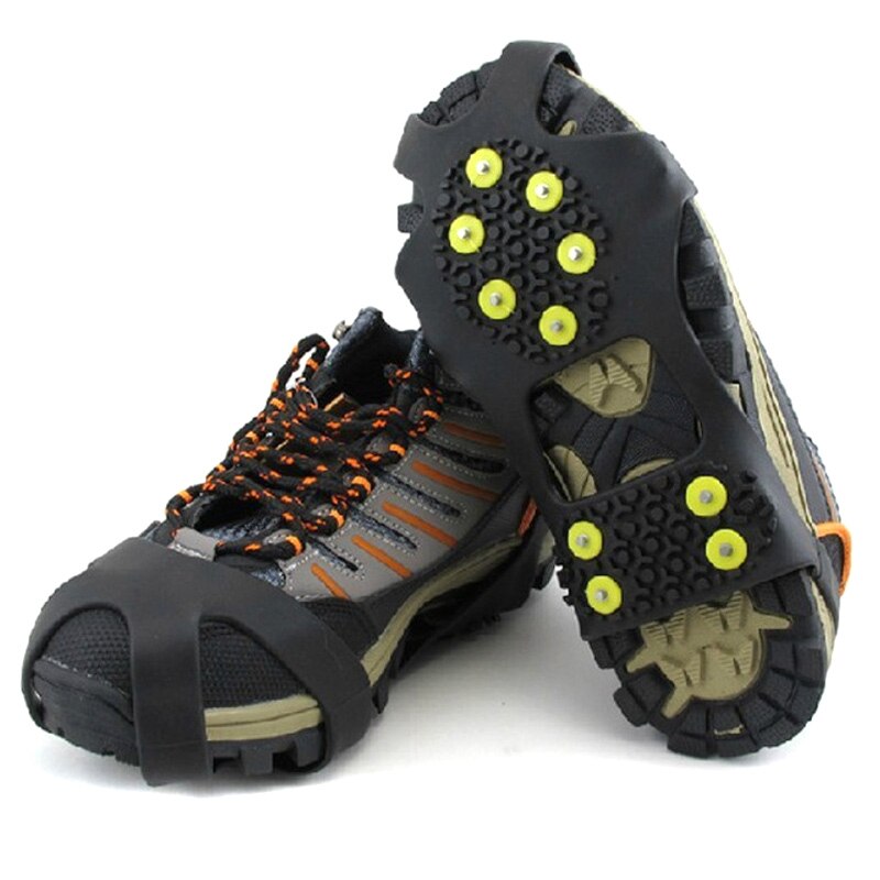 1 Paire Glace Neige Taquet Sur Chaussure Botte Picots En Caoutchouc Anti-dérapant Crampons Crampons Extensibles Chaussures 19ing