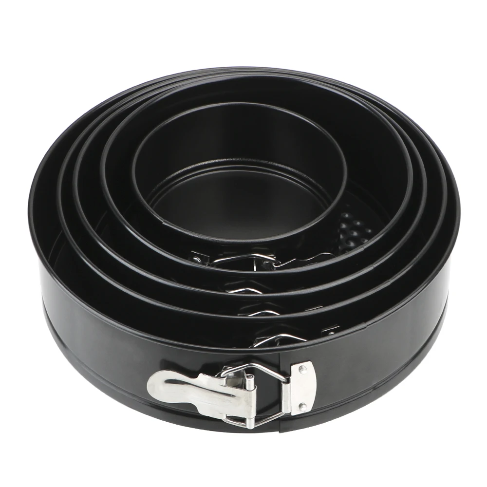 Removable Bottom Non-Stick Metal Bake Mould Round Cake Pan Bakeware Carbon Steel Cakes Molds Kitchen Accessories