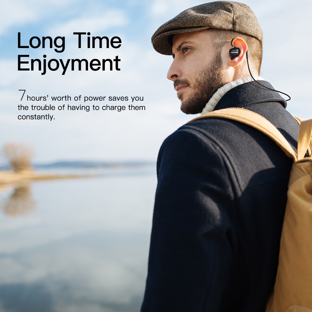 GGMM Wireless Bluetooth Earphone Headphones Sports Earbuds IPX4 Waterproof Headset With Mic Super Bass Headphones Support APT-X