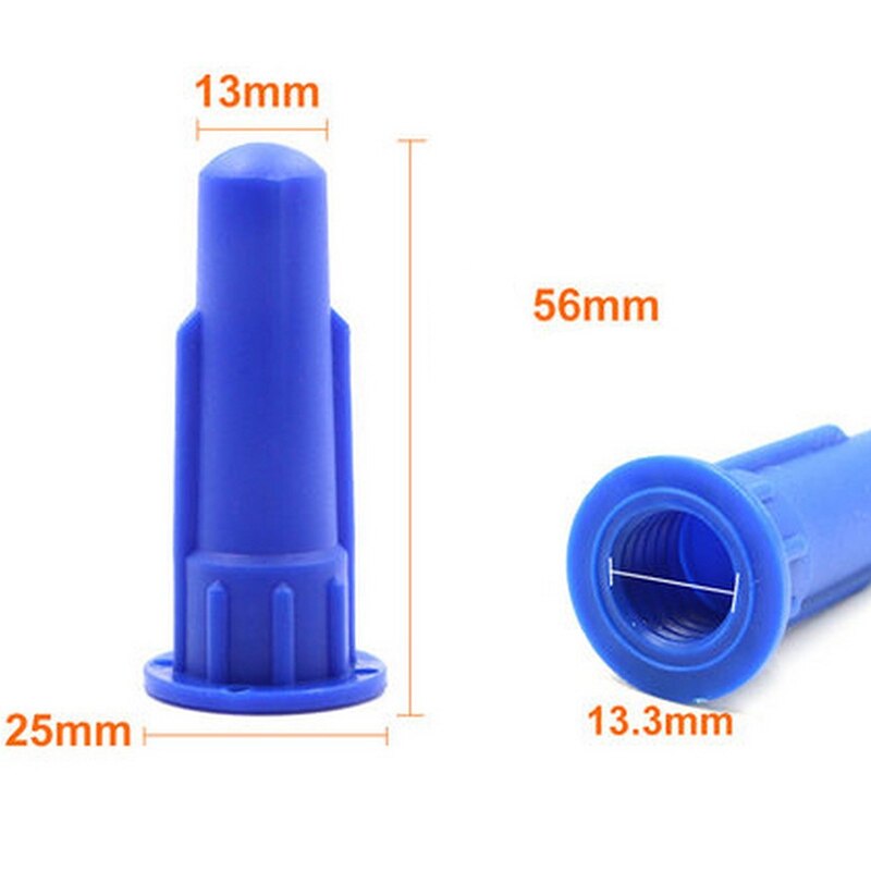 GTBL Cylindrical Cone For Cartridge Caulking Spare Part Nozzle Spray Tip For Silicon Sealant Dispenser Syringe Accessory 10Pcs