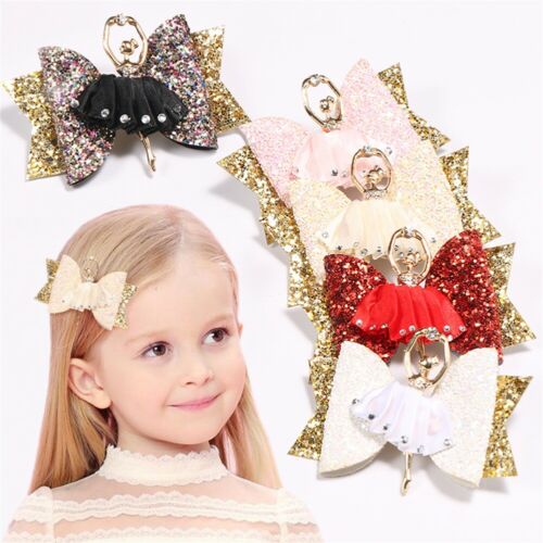 Baby Girls Bowknot Ballet model Diamond Headband Lace Elastic Princess Hair Band Style Children Kids Accessories