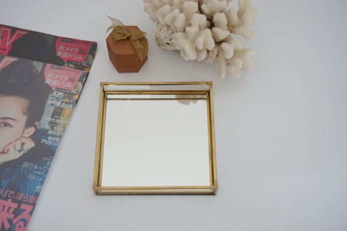 Glass box rectangular jewelry storage plate glass tray Wedding cake decoration