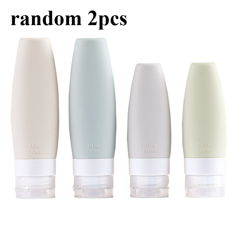 Vuotamattomat matkapullot setti matkasäiliöt matkakokoisille hygieniatuotteille kannettava litran säilytyspussi shampoovoide: S