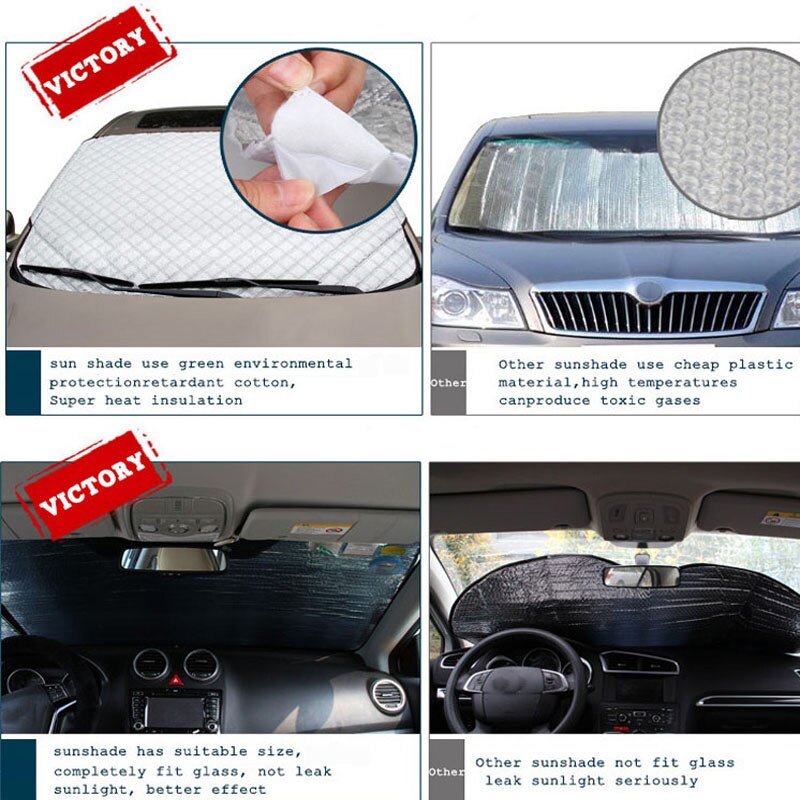 Car Windshield Sunshade Car Covers Sun Reflective Shade Windshield For SUV And Ordinary Car Ice Screen Curtains On Car Windows