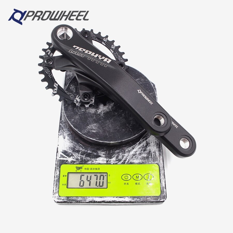 Prowheel mtb mountainbike kranksæt 170mm 175mm 30/32/34/36/38/40/42t kædering 64 104 bcd firkantet konisk krank cykel kranksæt