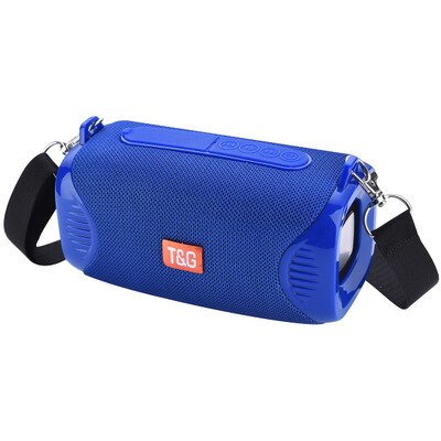 TG esterno portatile impermeabile bluetooth speaker 20W altoparlante ad alta potenza boombox stereo surround caixa de som colonna subwoofer: Blue