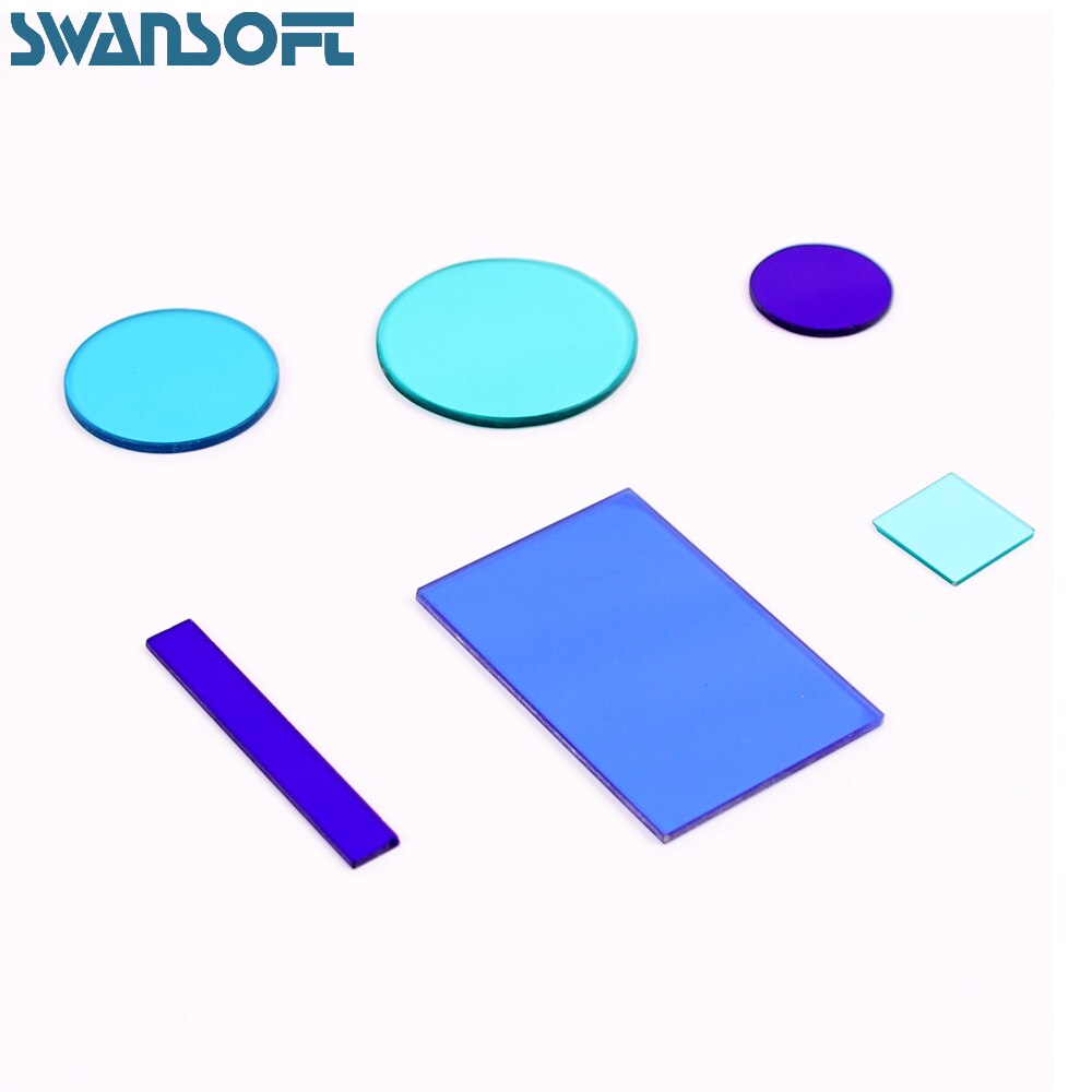 QB12 vidrio óptico cyan vidrio 460nm filtro azul