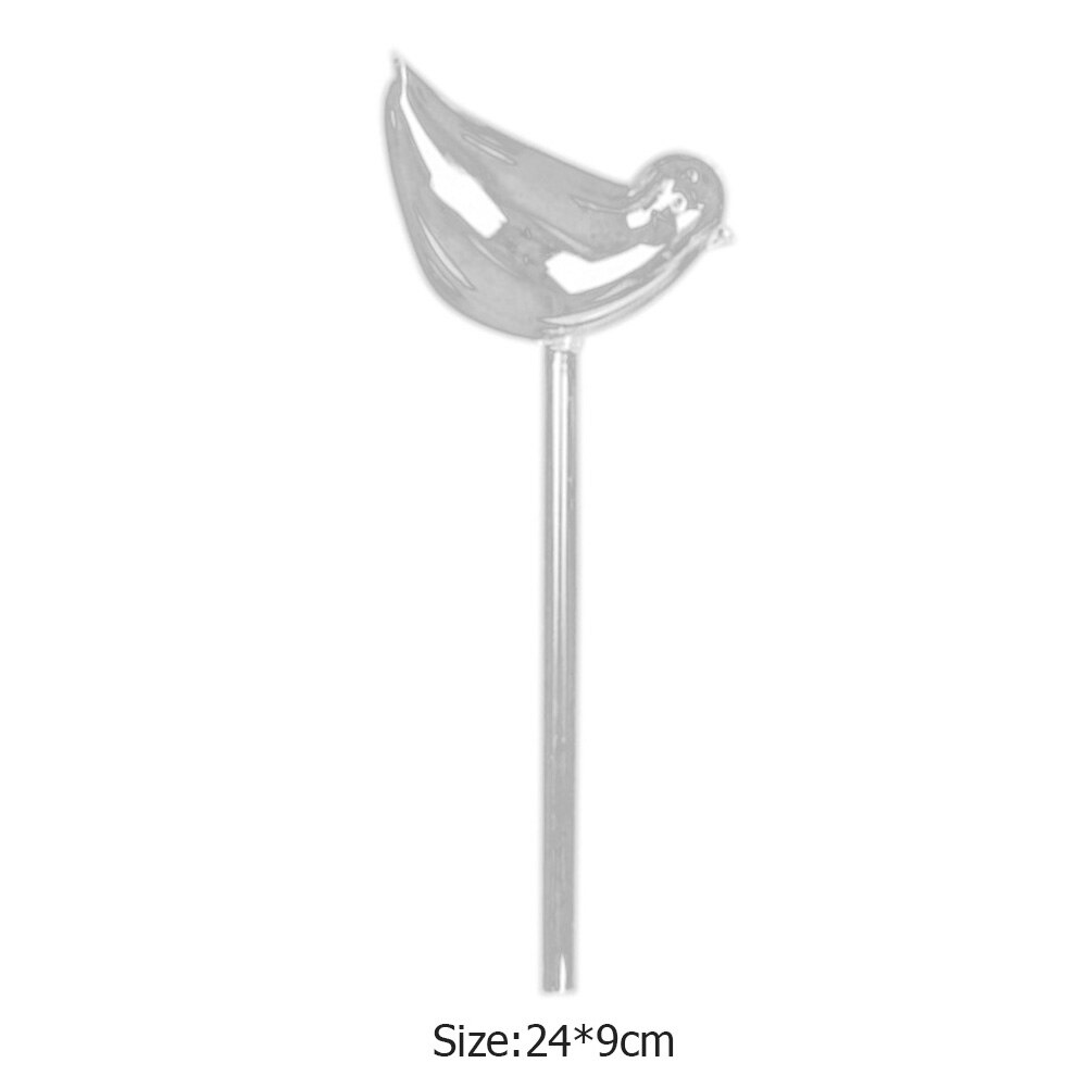 PVC Transparent Bird Shape Travel Plant Waterer Bulb Auto Water Drip Irrigation Device Watering Tool for Home Garden: A