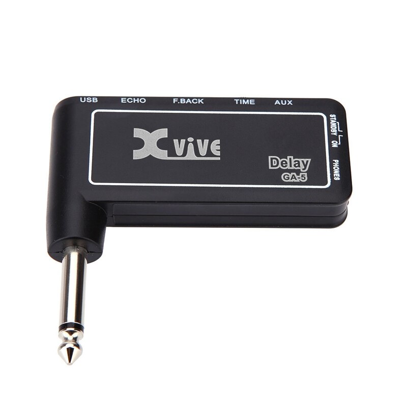 Xvive GA3/GA4/GA5 Classic Rock Mini Portable Rechargeable Electric Guitar Plug Headphone Amp Amplifier: XVIVE  GA5