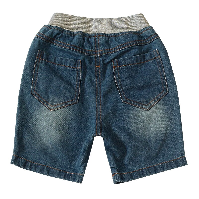 Thunderers Sommer Kinder Jeans Für Mädchen Jungen Denim Zerrissenen Löcher Kinder Kurze Jeans Kleinkind Baby Casual Hosen Kleidung 18M-5Y