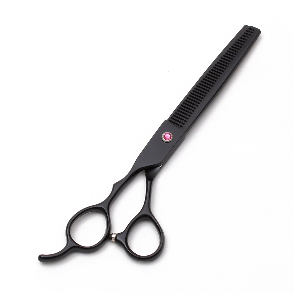 7" 19.5cm Left-Hand Engrave Logo JP Stainless Animal Grooming Shears Dogs Straight Shears Thinning Scissors Pets Scissors C4006