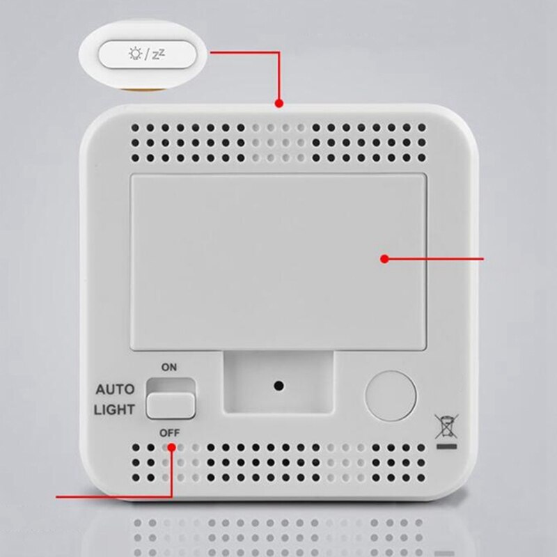 1pcs Thermometer Hygrometer Digital Alarm Clock & 1pcs Cuckoo Quartz Wall Clock Modern Bird Hanging Watch Decoration