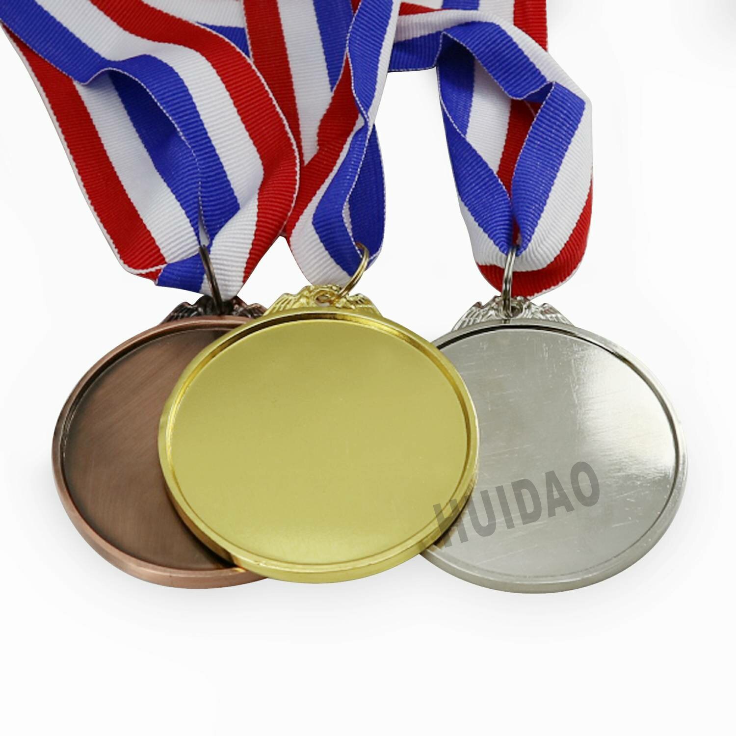Dia 65MM Play Badminton Medals 1Set Contain 1pcs Gold Color Medal and 1pcs Silver Gold Medal and 1pcs Branze Medal