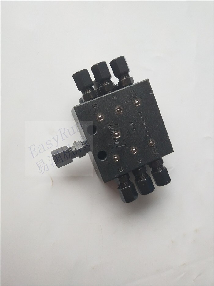 Grease distributor block, Divider Valve SSV series,progressive lubrication divider valve SSV6 way series