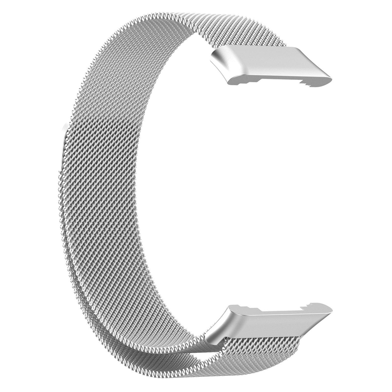 til oppo klokke gratis rustfritt stålrem magnetisk løkke armbånd metallrem til oppo klokke gratis nfc menn kvinner armbånd corrrea: Lilla